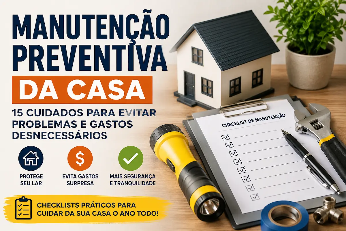 manutenção preventiva da casa