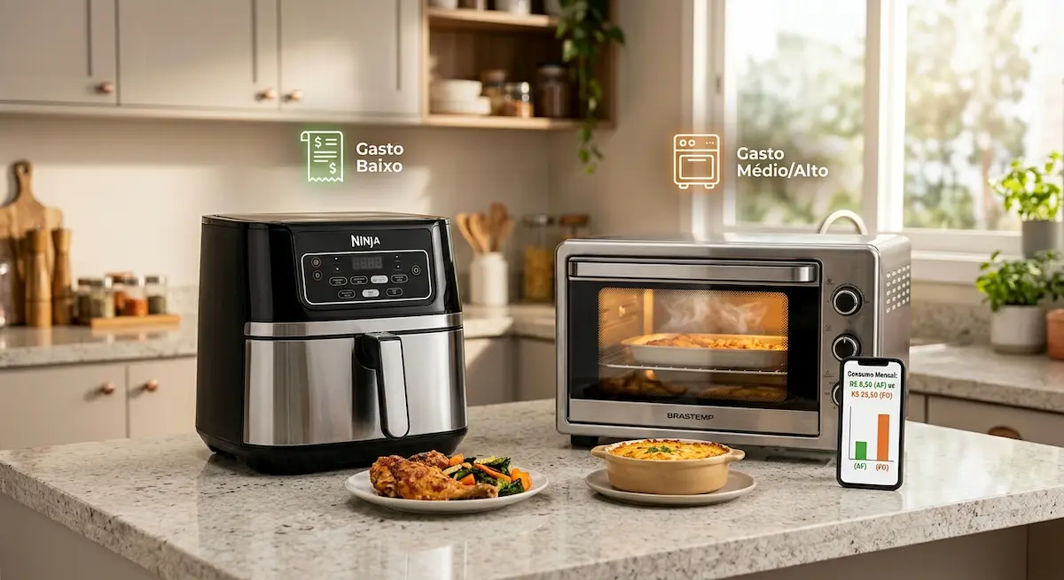 Air Fryer ou forno elétrico
