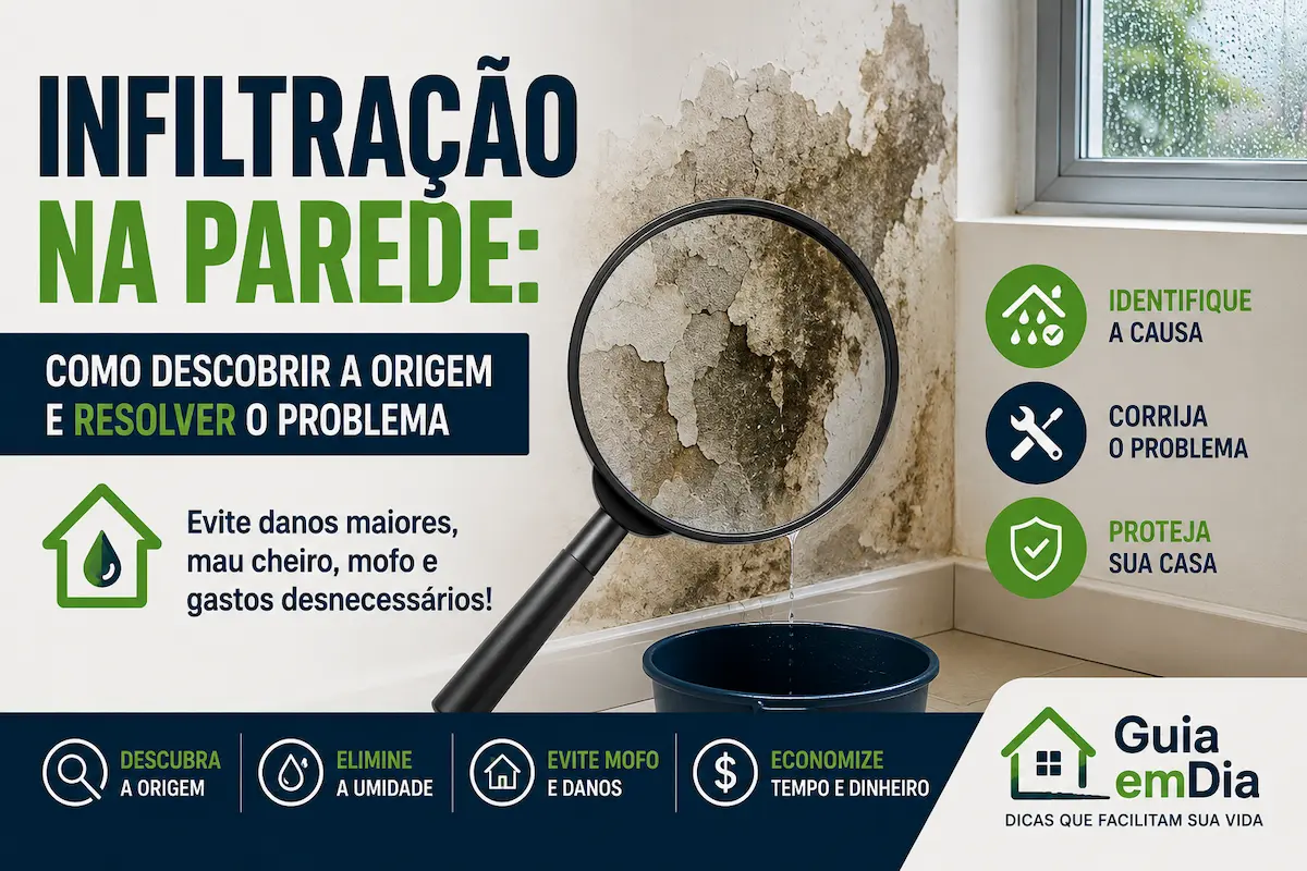 infiltração na parede como resolver