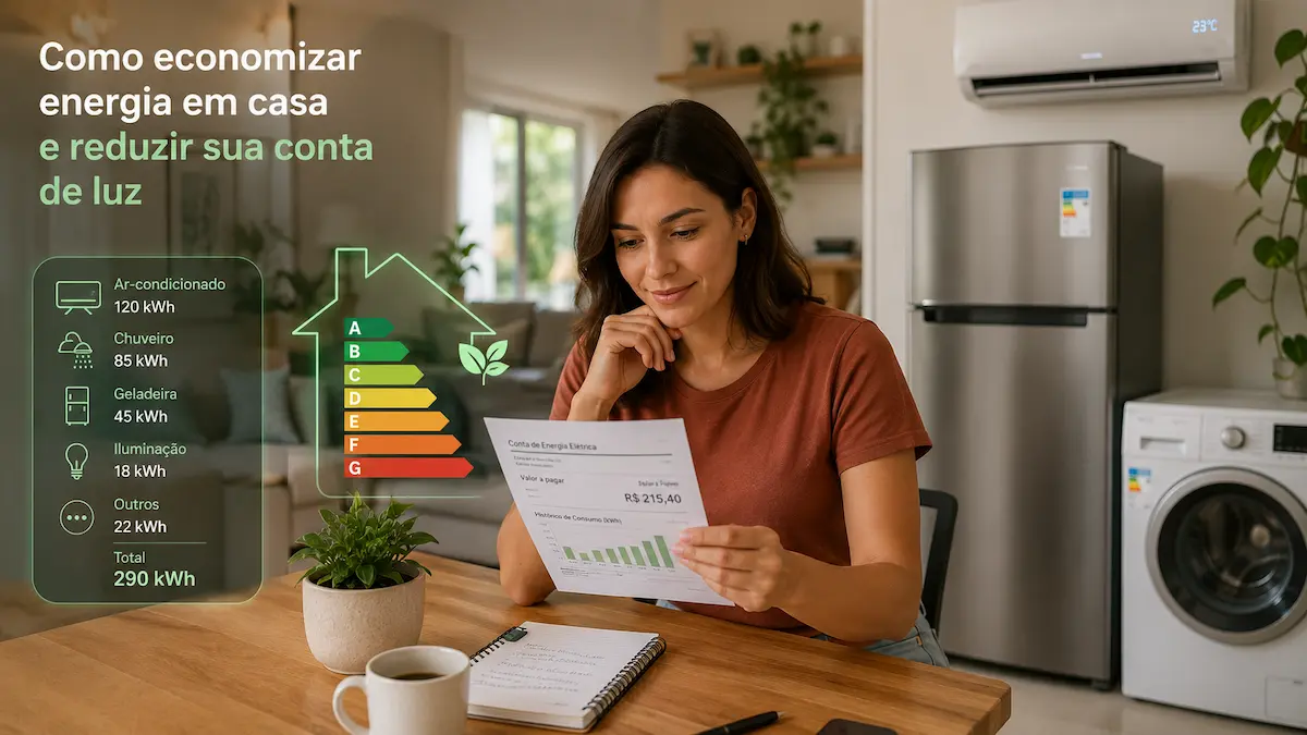 quais aparelhos gastam mais energia em casa