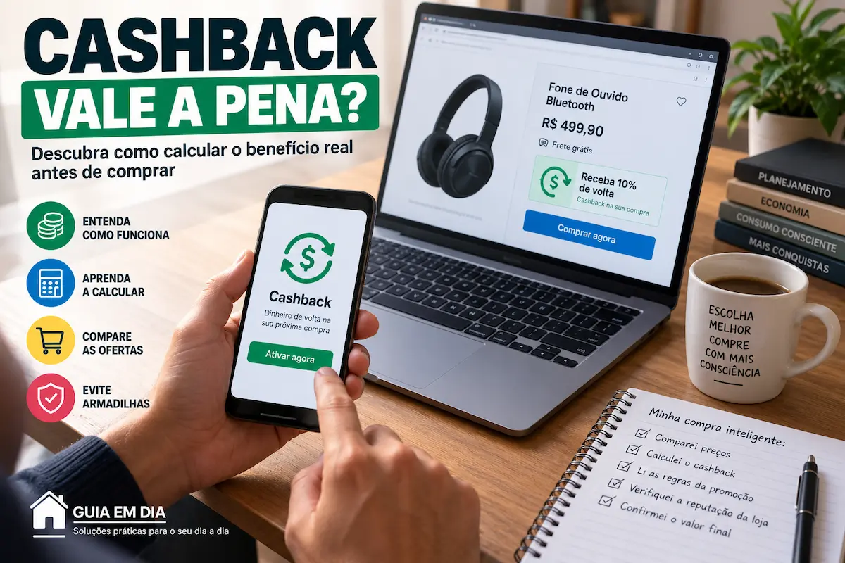 Cashback vale a pena ao fazer compras online