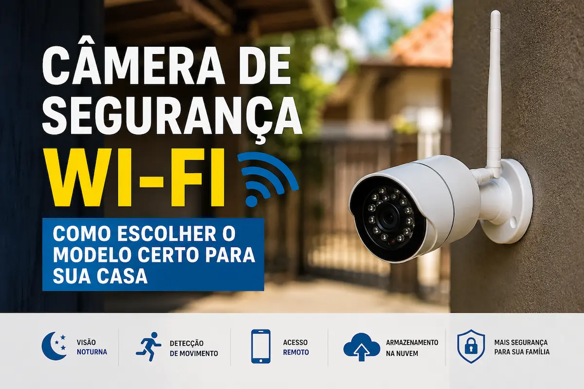 câmera de segurança Wi-Fi