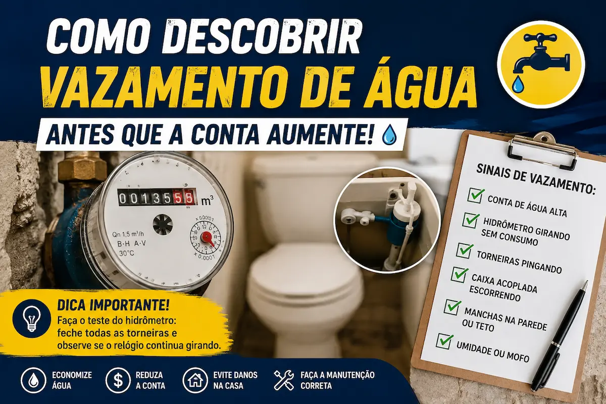 Como Descobrir Vazamento de Água: Guia Prático em Casa