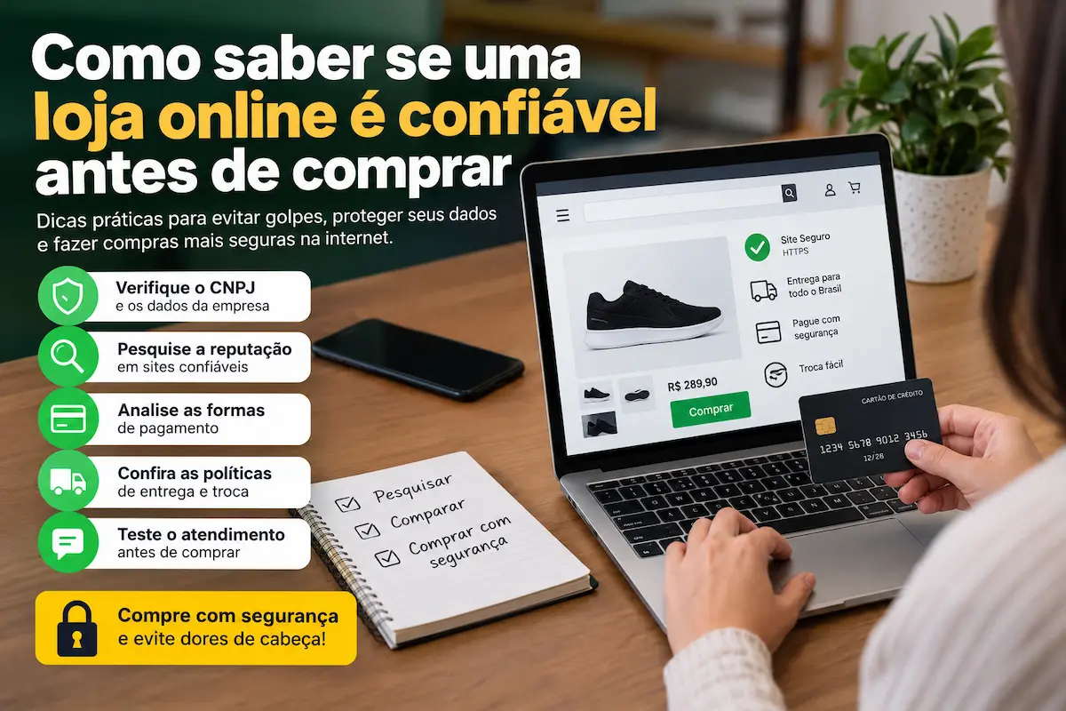 como saber se uma loja online é confiável